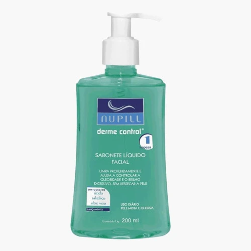 SABONETE FACIAL NUPILL DERME CONTROL 200ML