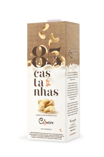 BEBIDA À BASE DE CASTANHA CAJUEIRO 85 CAIXA 1L