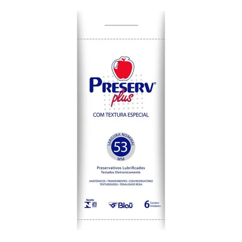 PRESERVATIVO PRESERV PLUS 6 UNIDADES
