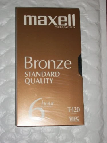 MAXWELL BRONZE STANDARD QUALITY 6 HOUR IN EP MODE T 120