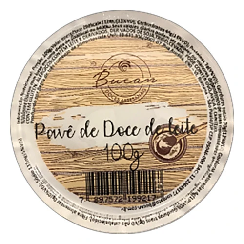 PAVÊ COBERTURA DOCE DE LEITE BUCAN POTE 100G