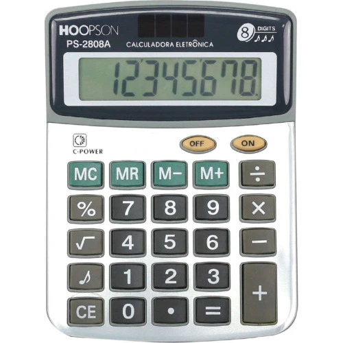 CALCULADORA HOOPSON PS 2808A