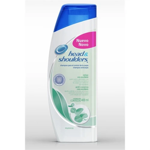 SHAMPOO ANTICASPA HEAD SHOULDERS ANTICOCEIRA FRASCO 400ML