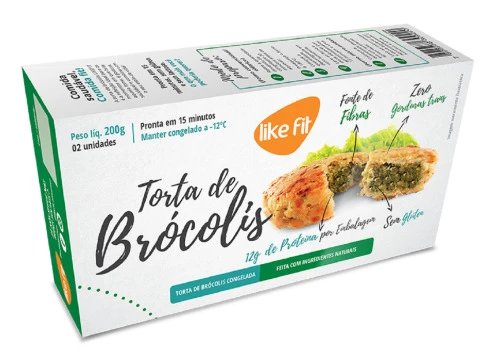TORTA DE BROCOLIS PRE ASSADA LIKE FIT