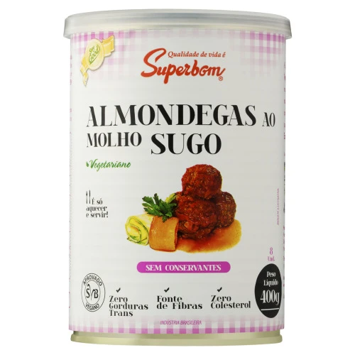 ALMÔNDEGA VEGETAL SUPERBOM
