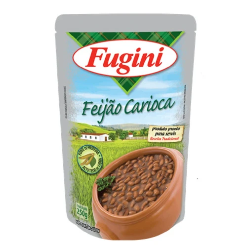 FEIJÃO PRONTO CARIOCA FUGINI 250G SACHÊ
