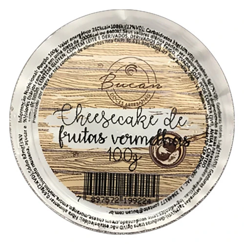 CHEESECAKE FRUTAS VERMELHAS BUCAN POTE 100G