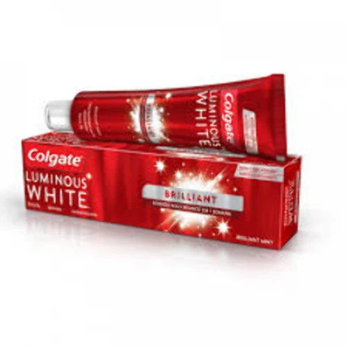 CREME DENTAL BRILLIANT MINT COLGATE LUMINOUS WHITE CAIXA 50G