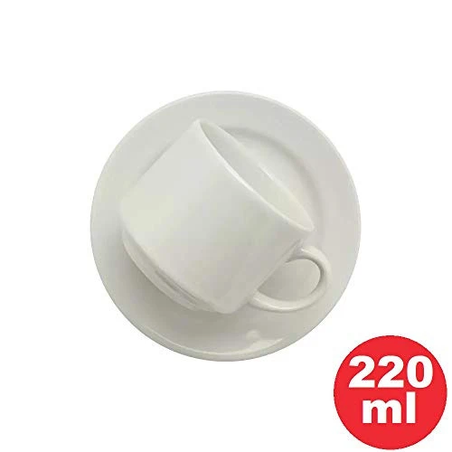XICARA CHÁ COM PIRES OXFORD 200ML GOU PLUS BCO