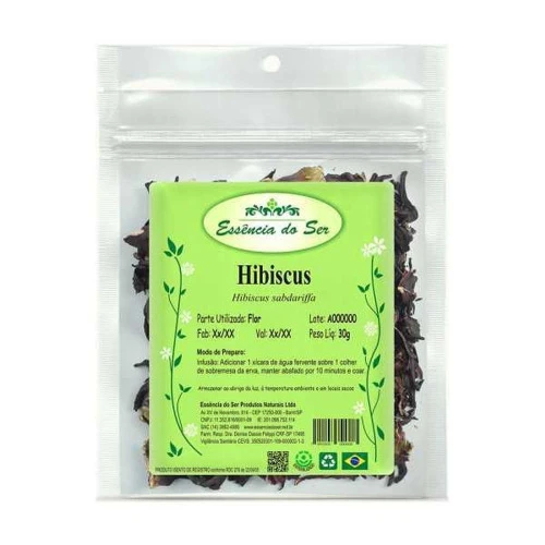 CHÁ DE HIBISCO 30GR ESSENCIA DO SER