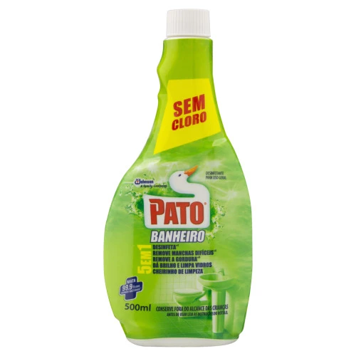 DESINFETANTE BANHEIRO PATO FRASCO 500ML REFIL