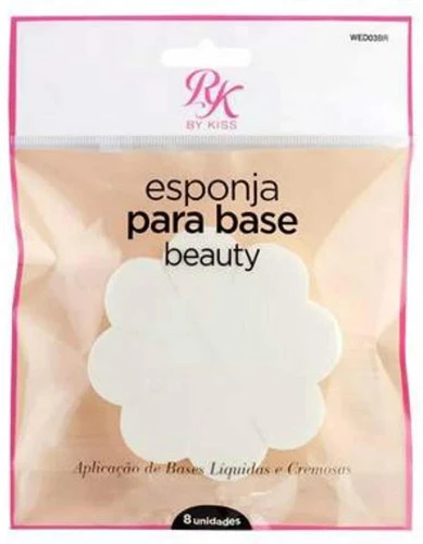 KISS NY RK ESPONJA PARA BASE BEAUTY COM 8UN REF WED03BR