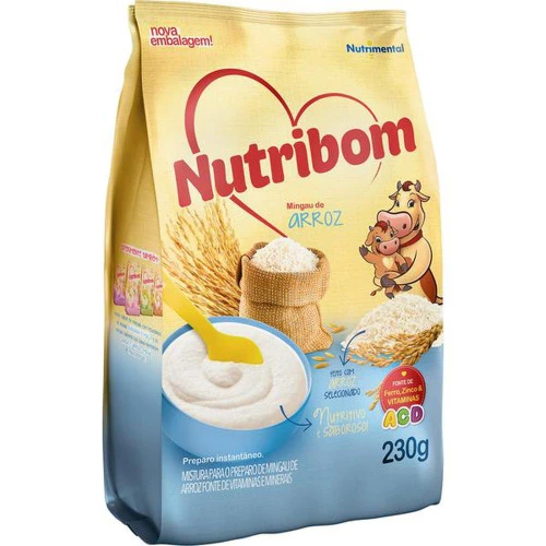 MINGAU NUTRIBOM ARROZ SACHE 24X MINGAU NUTRIBOM ARROZ SACHE 24X