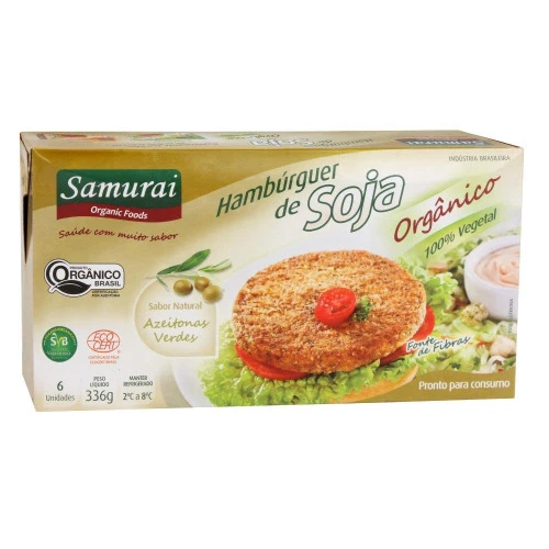 HAMBURGUER SAMURAI AZEITE VERDE 336GR