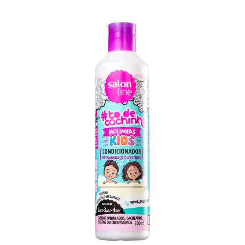 CONDICIONADOR #TODECACHINHO KIDS MOLINHAS SALON LINE 300ML