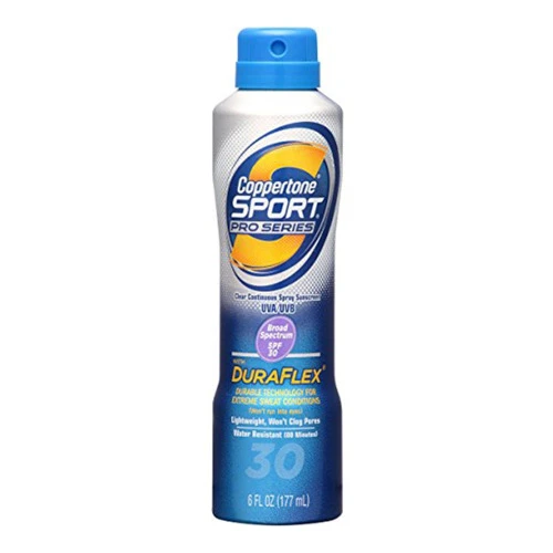PROTETOR SOLAR COPPERTONE SPORT PRÓ SÉRIES SPRAY DURAFLEX FPS 30 177ML