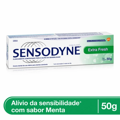 CREME DENTAL SENSODYNE EXTRA FRESH 50G