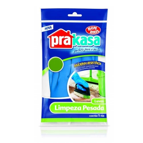 LUVA PRAKASA COM 1 P LIMPEZA PESADA