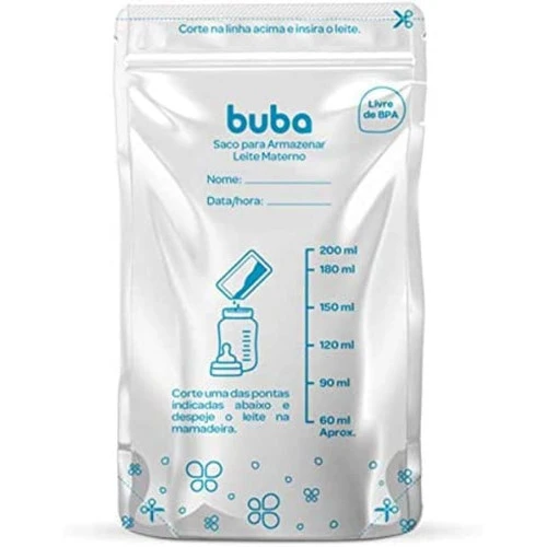 SACOS PARA ARMAZENAR LEITE MATERNO 25 UNIDADES BUBA BUB09923