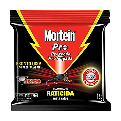 RATICIDA MORTEIN PRO PACOTE 15G