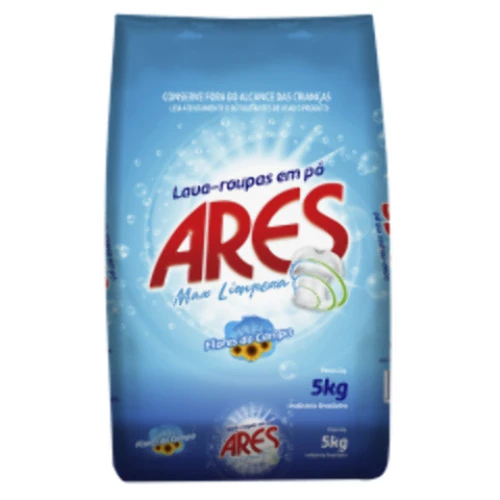 LAVA ROUPAS ARES PÓ MAX LIMPEZA SACHE 5KG