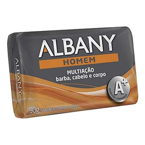 SABONETE ALBANY SUAVE HOMEM LARANJA