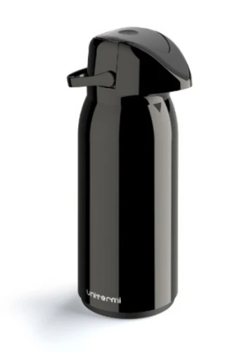GARRAFA TÉRMICA UNITERMI VERONA 1 8L PRESSÃO PRETA