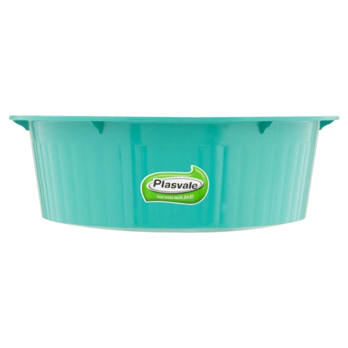 BACIA PLÁSTICA VERDE CANELADA 2 5L PLASVALE