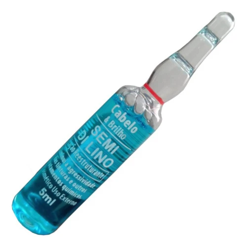 AMPOLA 5ML CABELO BRILHO SEMI DI LINO
