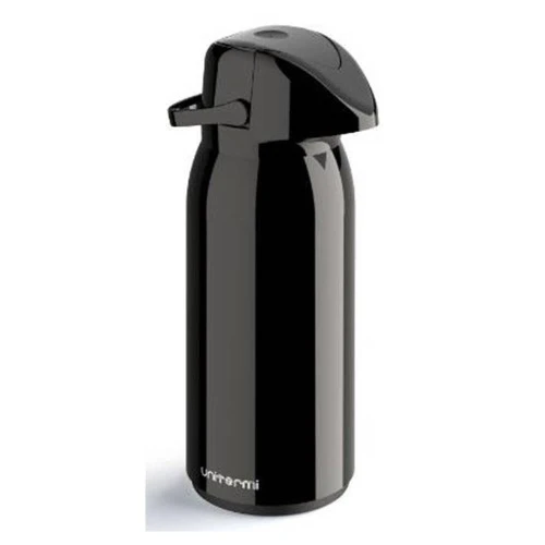 GARRAFA TÉRMICA UNITERMI VERONA 1,8LT PRETO CHIMARRÃO CAFÉ