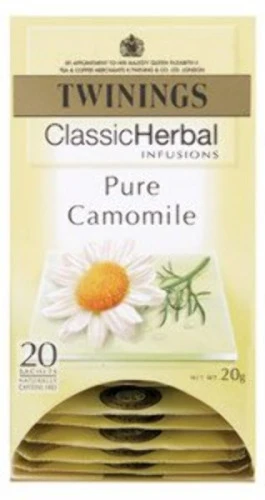 CHÁ ING TWININGS PURE CAMOMILE 20GR