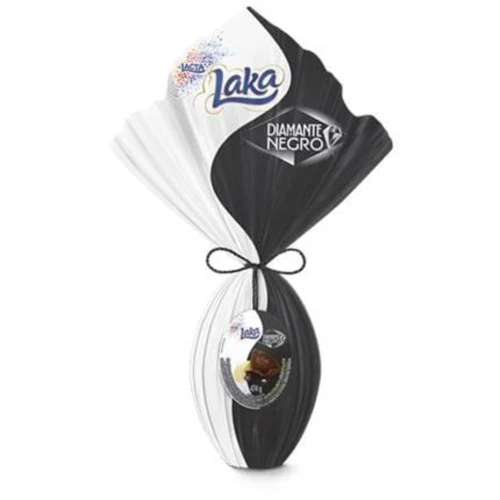 OVO PASCOA LACTA DIAM NEGRO LAKA 474G