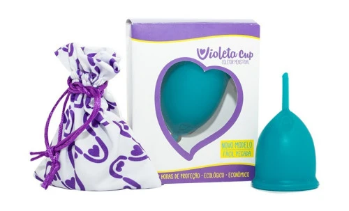 COLETOR MENSTRUAL VIOLETA CUP TIPO B VERDE