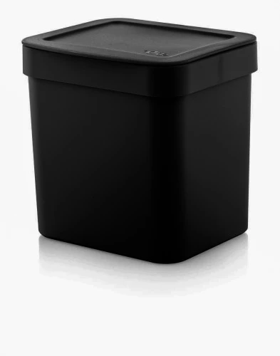 LIXEIRA TRIUM PRETO 4 7L OU