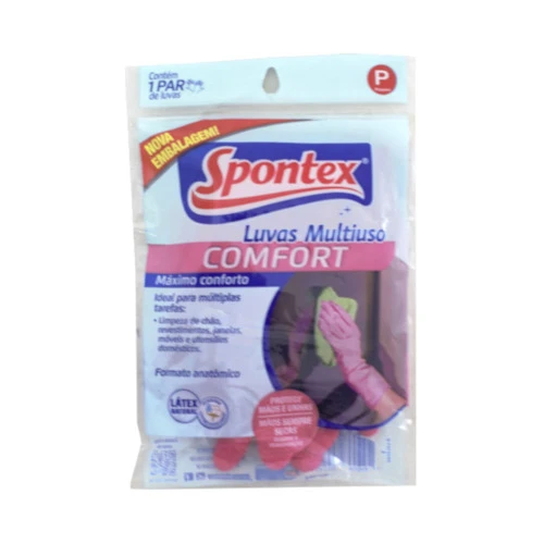 LUVA MULTIUSO ROSE COMFORT SPONTEX P