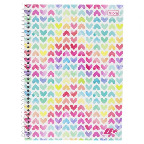 CADERNO CAPA DURA ESPIRAL TILIBRA D 200MM X 275MM 96 FOLHAS