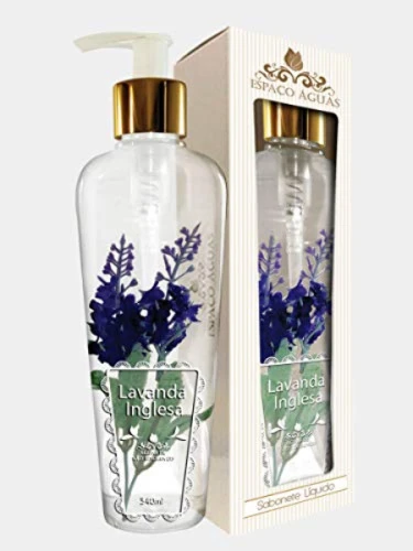 SABONETE LÍQUIDO LAVANDA INGLESA 340ML AGUAS SÃO LOURENCO