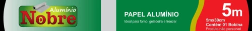 PAPEL ALUMÍNIO NOBRE 5MX30CM