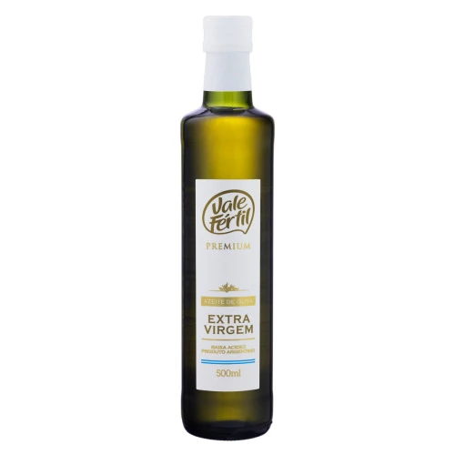 AZEITE DE OLIVA EXTRA VIRGEM ARGENTINO VALE FÉRTIL PREMIUM VIDRO 500ML