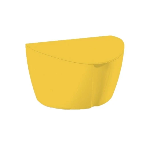 SALEIRA UZ AMARELO SÓLIDO PLAST