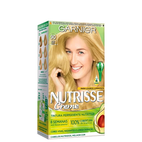 COLORAÇÃO NUTRISSE CREME 90 AREIA GARNIER