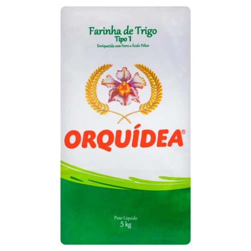 FARINHA DE TRIGO TIPO 1 ORQUÍDEA PACOTE 5KG