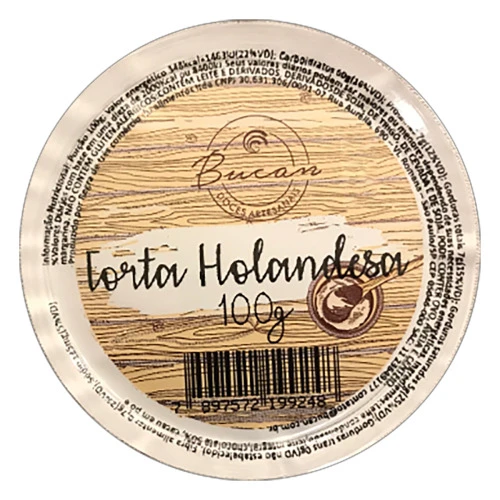 TORTA HOLANDESA BUCAN POTE 100G