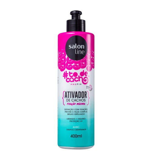 ATIVADOR DE CACHOS #TODECACHO PROFIX 4ABC SALON LINE 400ML