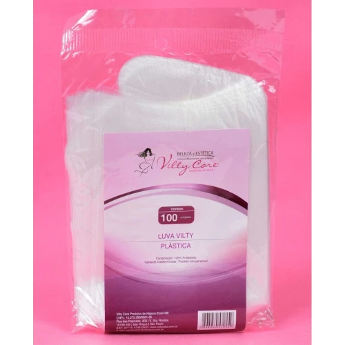 VILTY CARE LUVA DESCART COM 100