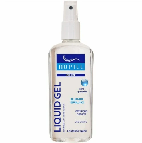 GEL LÍQUIDO NUPILL SUPER BRILHO SPRAY 230ML
