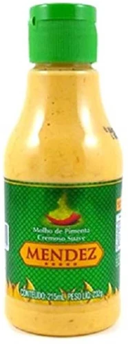 MOLHO DE PIMENTA CREMOSA SUAVE MENDEZ 215ML