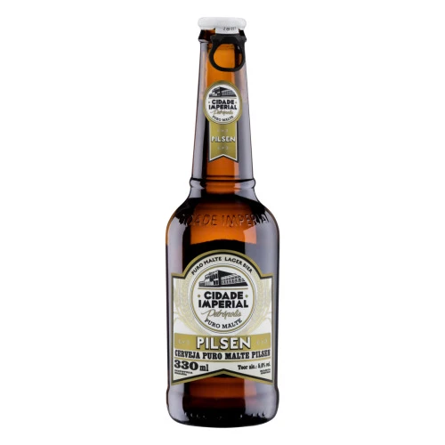 CERVEJA PILSEN PURO MALTE CIDADE IMPERIAL GARRAFA 330ML