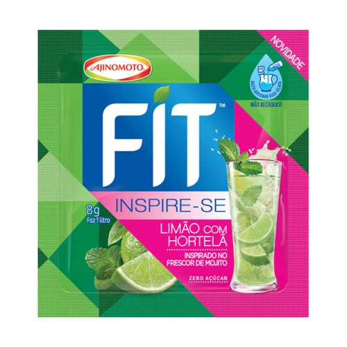 REFRESCO FIT LIMÃO COM HORTELÃ