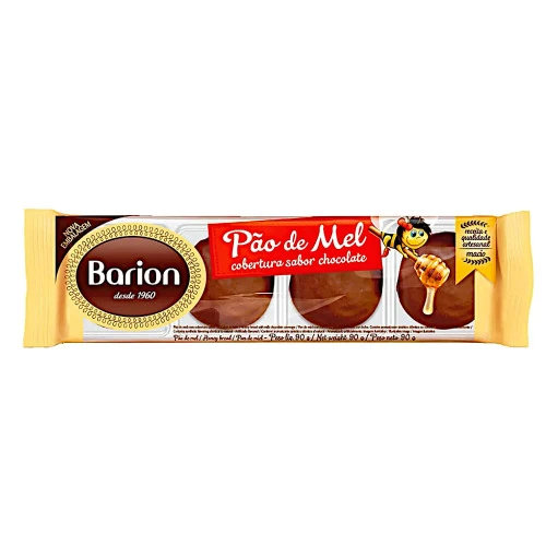 PÃO DE MEL BARION BANDEJA 90G